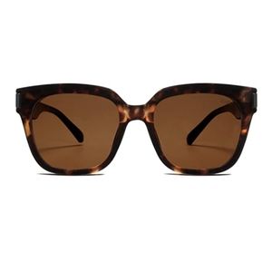 🕶Tortoise Brown Classic Polarized Sunglasses for Women Men Trendy Square